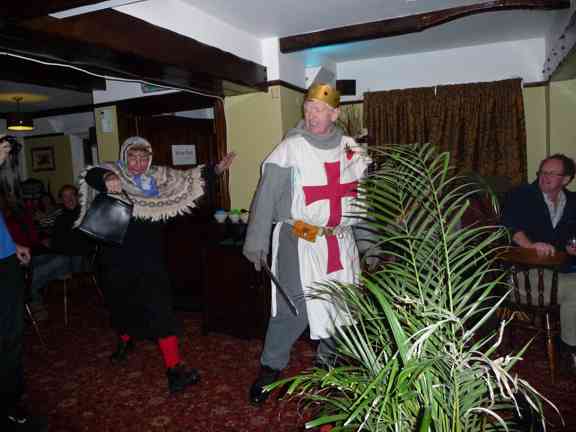 The Old Woman screaming 'blue murder' at King George The Old Woman screaming 'blue murder' at King George
