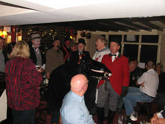 The final song for the night in the Bull The final song for the night in the Bull