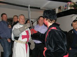 The fight in The Freemasons. (Photo Trevor Johnson)