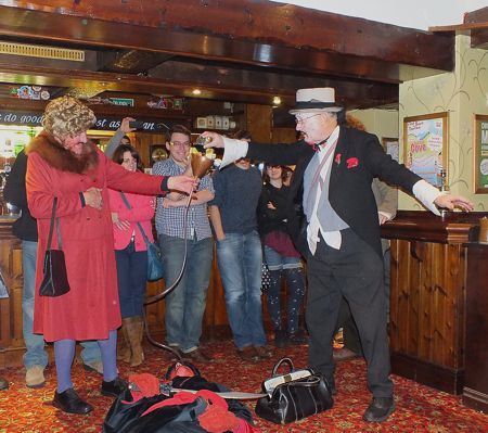 The last 'Cure' of 2013 in The Saracen's Head (photo: John McNeil) The last 'Cure' of 2013 in The Saracen's Head (photo: John McNeil)